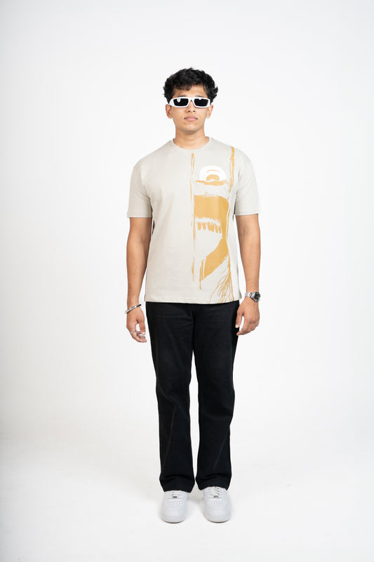 Split scream t-shirt